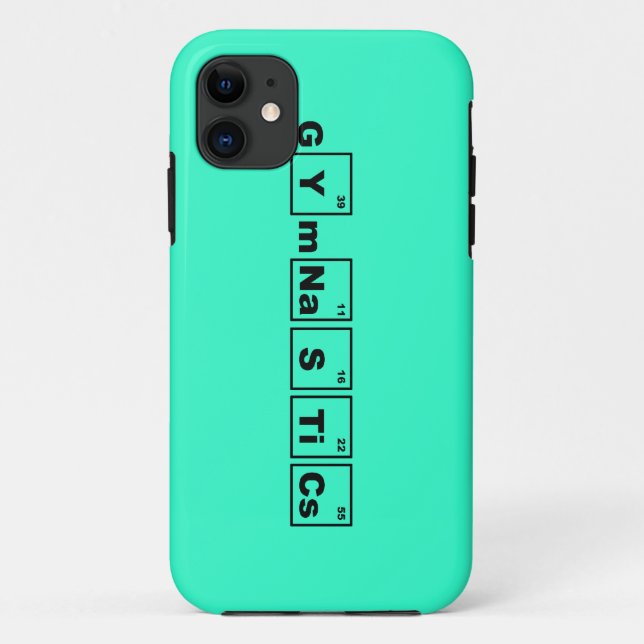 Periodic Table Gymnastics Case-Mate iPhone Case (Back)