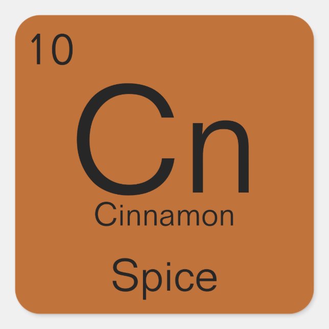 Periodic Table Herb & Spice Label (Front)