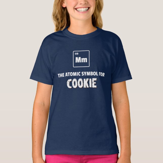Periodic Table Mm Element of Cookie T-Shirt (Front)