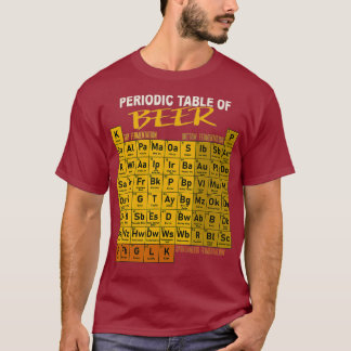 Periodic Table Of Beer - Craft Beer Style T-Shirt