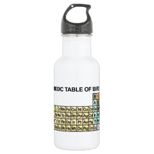Periodic Table of Birding 532 Ml Water Bottle
