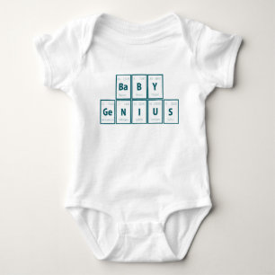 Periodic Table of Elements:  Baby Genius Bodysuit
