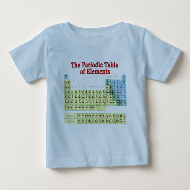 Periodic Table of Elements Baby T-Shirt (Front)