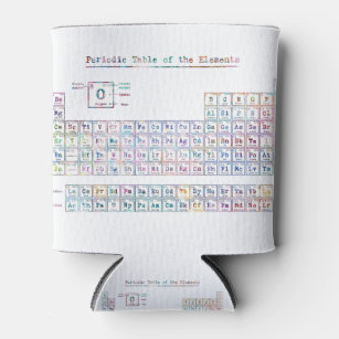 Periodic Table of Elements Can Cooler