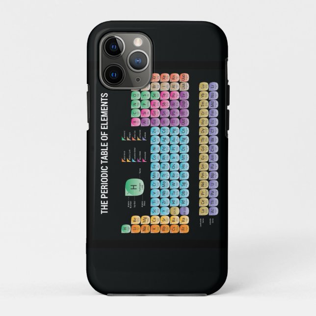 Periodic table of elements Case-Mate iPhone case (Back)