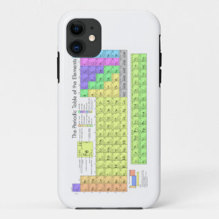 Periodic table of elements iPhone 11 case
