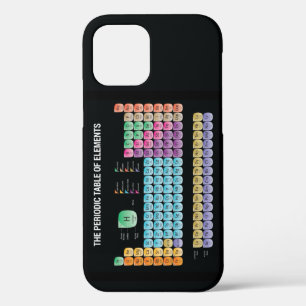 Periodic table of elements iPhone 12 pro case