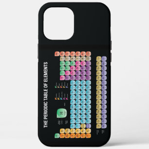 Periodic table of elements iPhone 12 pro max case