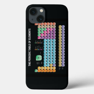 Periodic table of elements iPhone 13 case