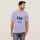 Periodic Table of Elements (Helium) T-Shirt (Front Full)
