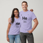 Periodic Table of Elements (Helium) T-Shirt (Unisex)
