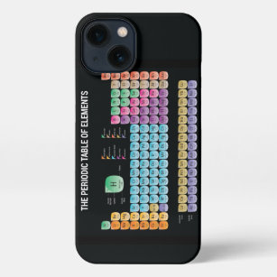 Periodic table of elements iPhone 13 case