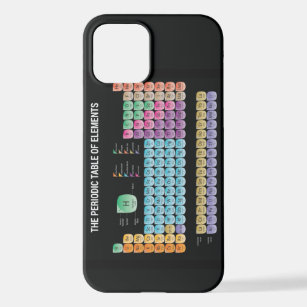 Periodic table of elements iPhone 12 case