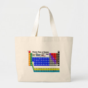 Periodic Table of Elements Large Tote Bag