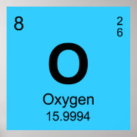 Periodic Table of Elements (Oxygen)