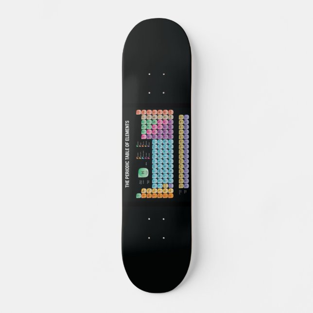 Periodic table of elements skateboard (Front)