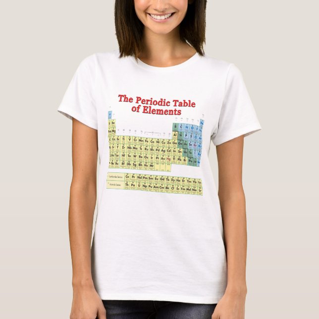 Periodic Table of Elements T-Shirt (Front)