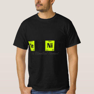 Periodic table of elements Tennis Player gift for  T-Shirt