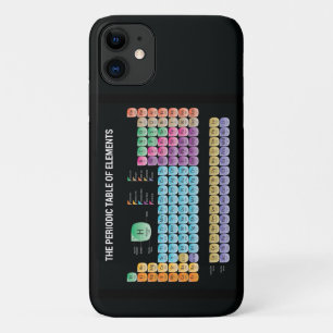 Periodic table of elements throw pillow iPhone 11 case