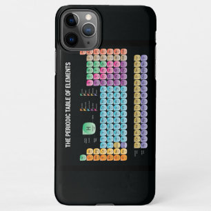 Periodic table of elements throw pillow iPhone 11Pro max case