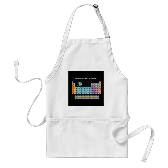 Periodic table of elements throw pillow standard apron (Front)