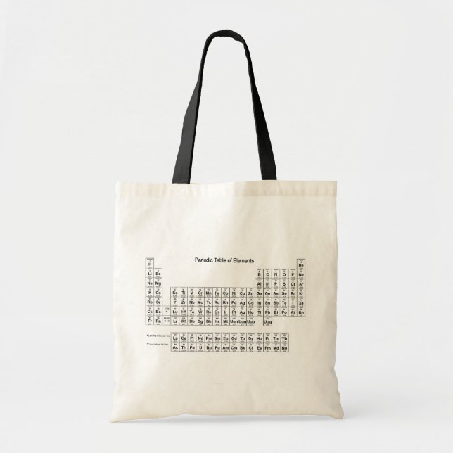 Periodic Table of Elements Tote Bag (Front)