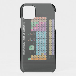 Periodic table of elements iPhone 11 case