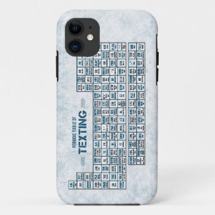 Periodic Table of Texting (Blue) iPhone 11 Case
