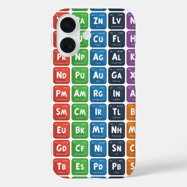 Periodic Table of the Elements 3 Case-Mate iPhone Case (Back)