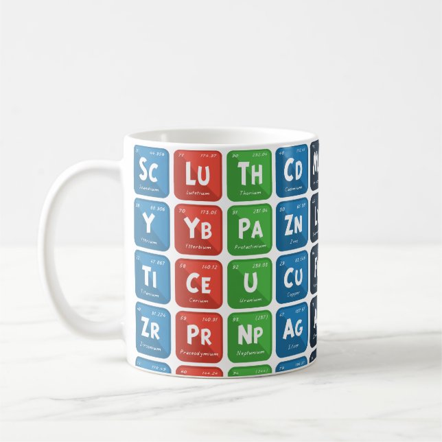 Periodic Table of the Elements 3 Coffee Mug (Left)