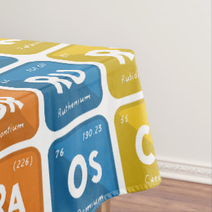 Periodic Table of the Elements 3 Tablecloth