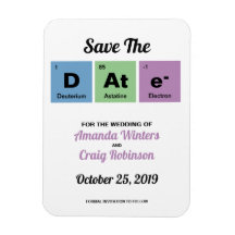 Periodic Table of the Elements Save The Date