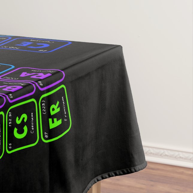 Periodic Table of the Elements Tablecloth (In Situ)