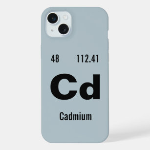 Periodic Table of the Elements Template iPhone 15 Plus Case