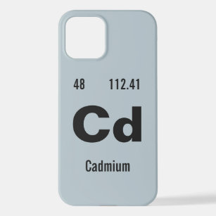 Periodic Table of the Elements Template iPhone 12 Case