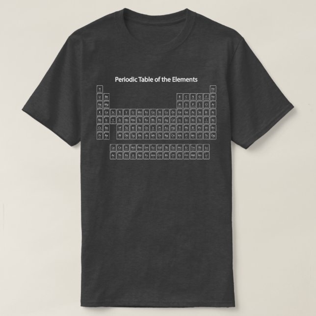 Periodic Table of the ElementsScience Nerd Premium T-Shirt (Design Front)