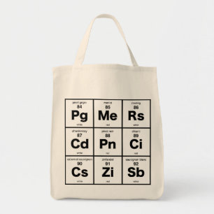 Periodic Table of Wines Tote Bag