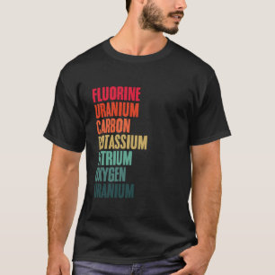 Periodic Table Science Chemistry Nerds Geek Scienc T-Shirt