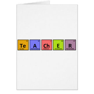 Periodic Table Teacher Appreciation