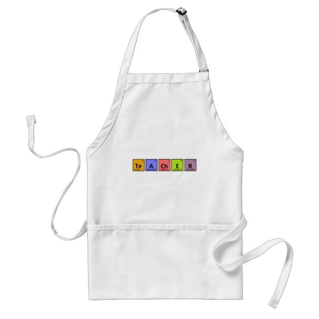 Periodic Table Teacher Appreciation Standard Apron (Front)
