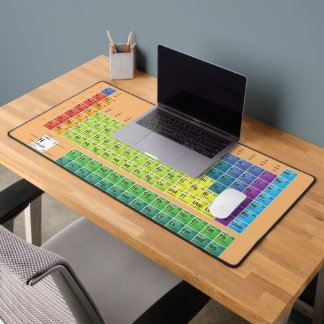 periodic table Teacher Gift  chemical  Desk Mat