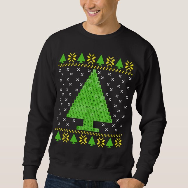 Periodic Table Ugly Christmas Sweater (Front)