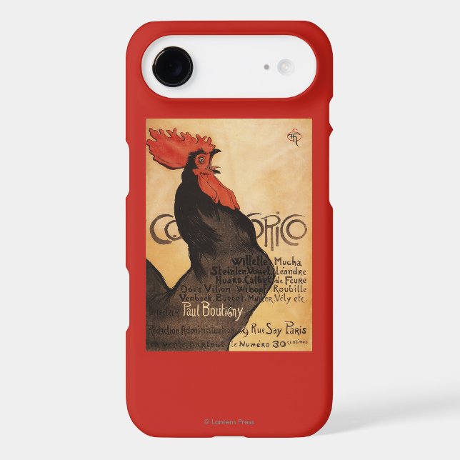 Periodical Cocorico Rooster Promotional Poster Case-Mate iPhone Case (Back)