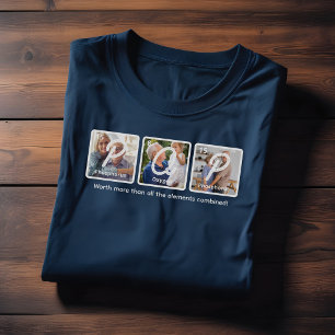 Periodical Table Elements Happy Father's Day Pop Tri-Blend Shirt