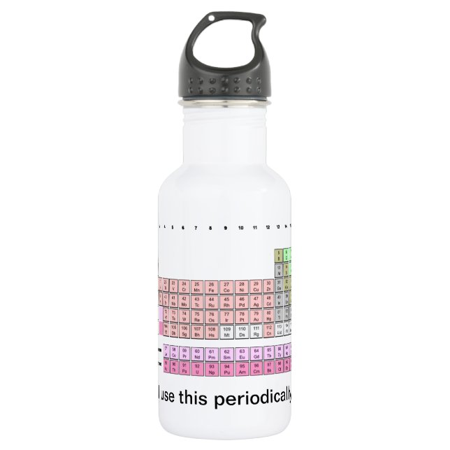 Periodically 532 Ml Water Bottle (Front)