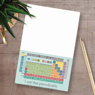 Periodically Periodic Table of Elements Post-it Notes