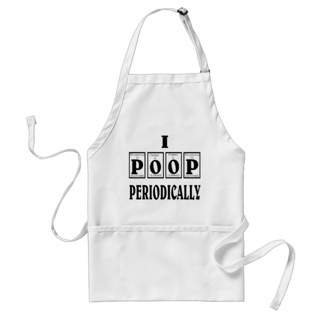 Periodically poop. standard apron (Front)