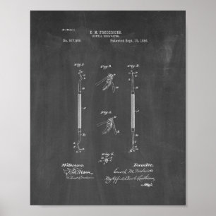 Periodontal Curette - Dental Excavator Patent - Ch Poster