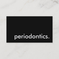 periodontics.