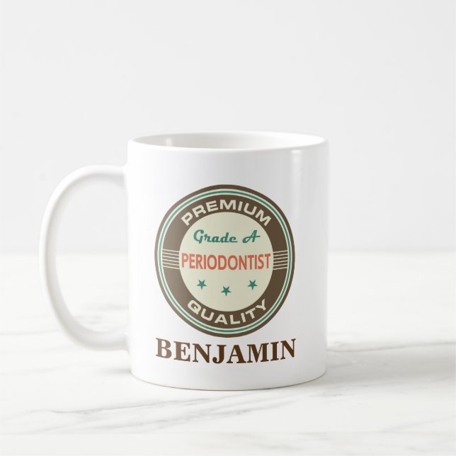 Periodontist Personalised Office Mug Gift (Left)